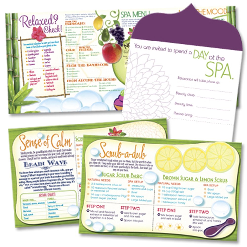 SMARTLAB Toys All-Natural Spa Day - Make Fizzy Bath Bombs, Creamy Face Masks & More with 48 Pieces