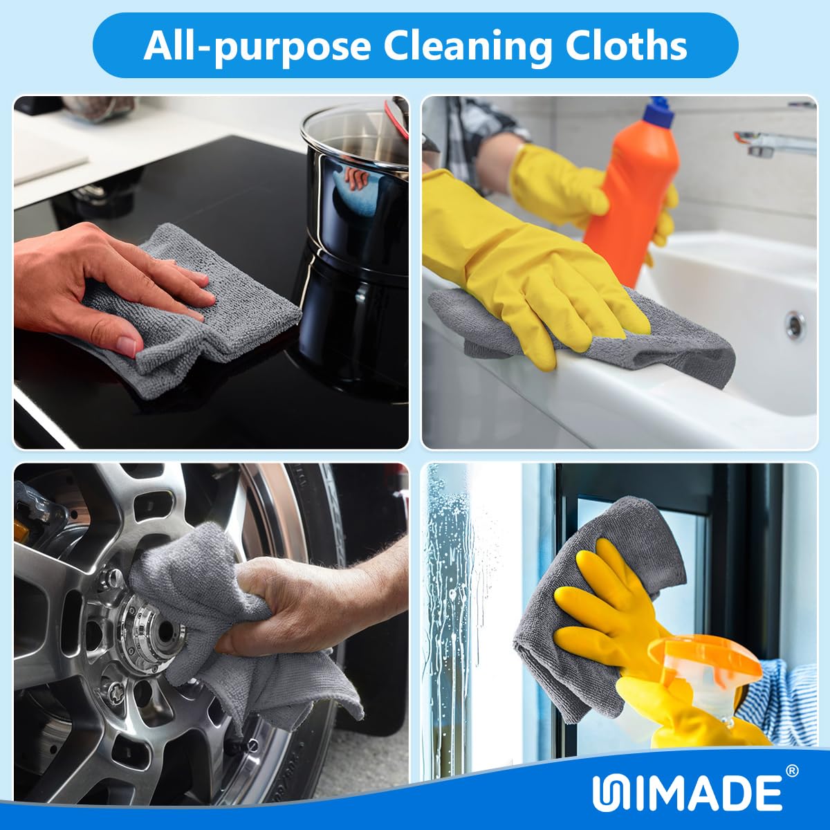 Microfiber Cleaning Cloth (10 Count)