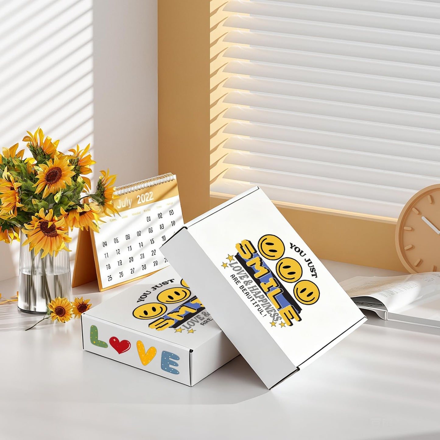 Hguba 12x9x4 Inches Shipping Boxes Set of 25, White Corrugated Cardboard Box, Mailer Boxes for Small Business