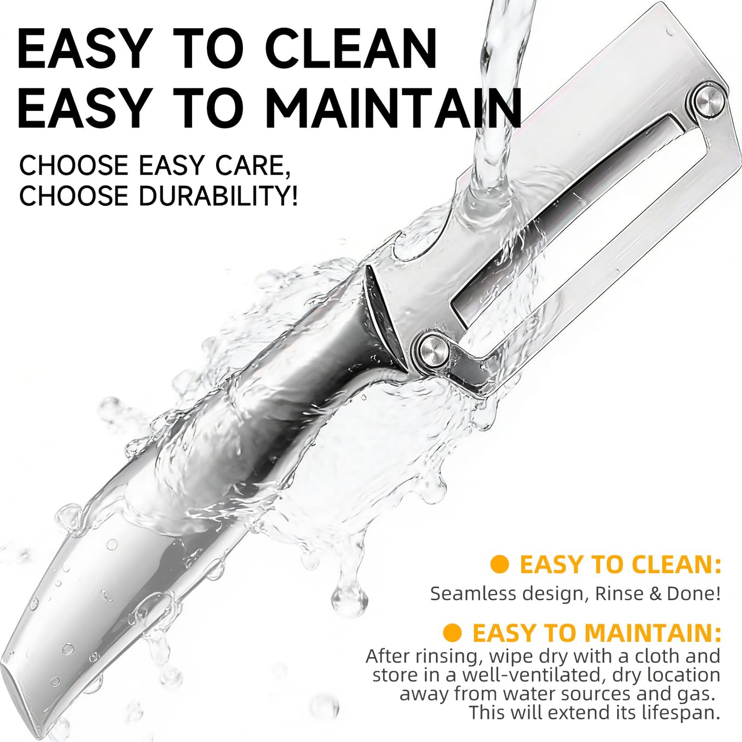 2-in-1 Multifunctional Vegetable Peeler for Kitchen, Heavy Duty Stainless Steel Blade with Wide Arc-Shaped Edge, Premium Fruit and Vegetable Peeler for Butternut Squash Pumpkin Pineapple Sugarcane