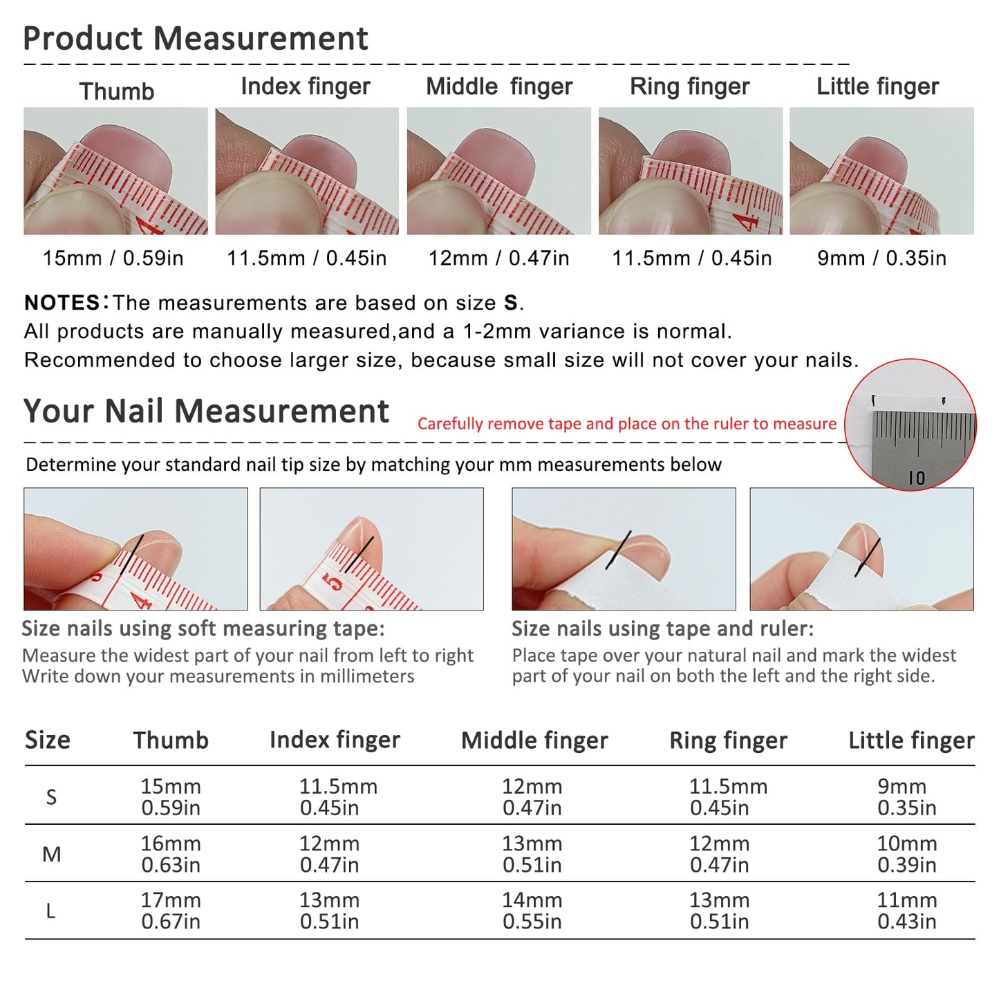 TENPAL Sheer Handmade French Tips Press on Nails Long Square 3D Embossed White Tip Nude Pink Fake Nails for Parties Daily Modern Minimalist Glossy False Nails for Women Gifts 10pcs(M)