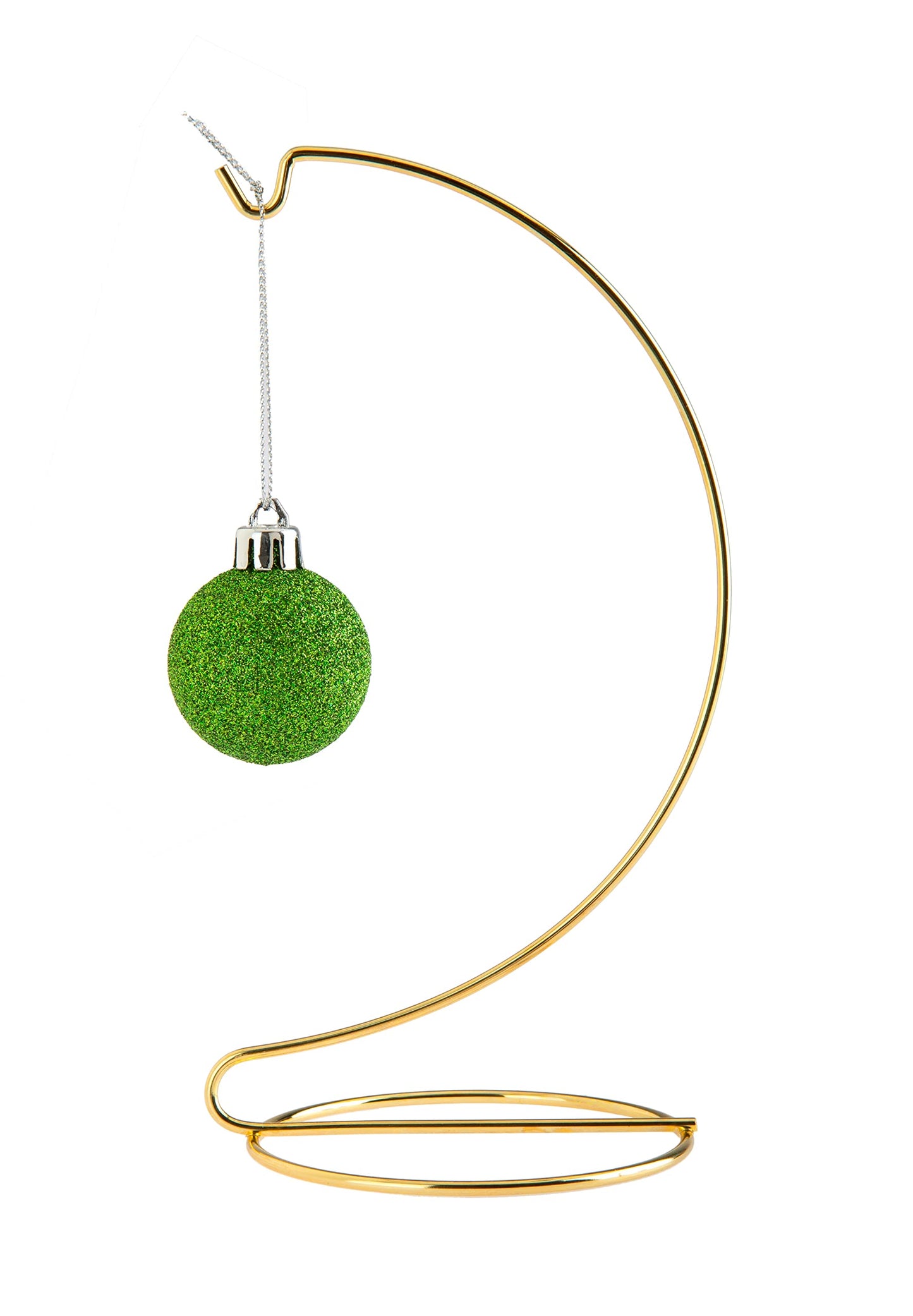 Creative Hobbies® Ornament Display Stand Hanger Holder - 8 Inch Tall Gold ~Pack of 6 Stands