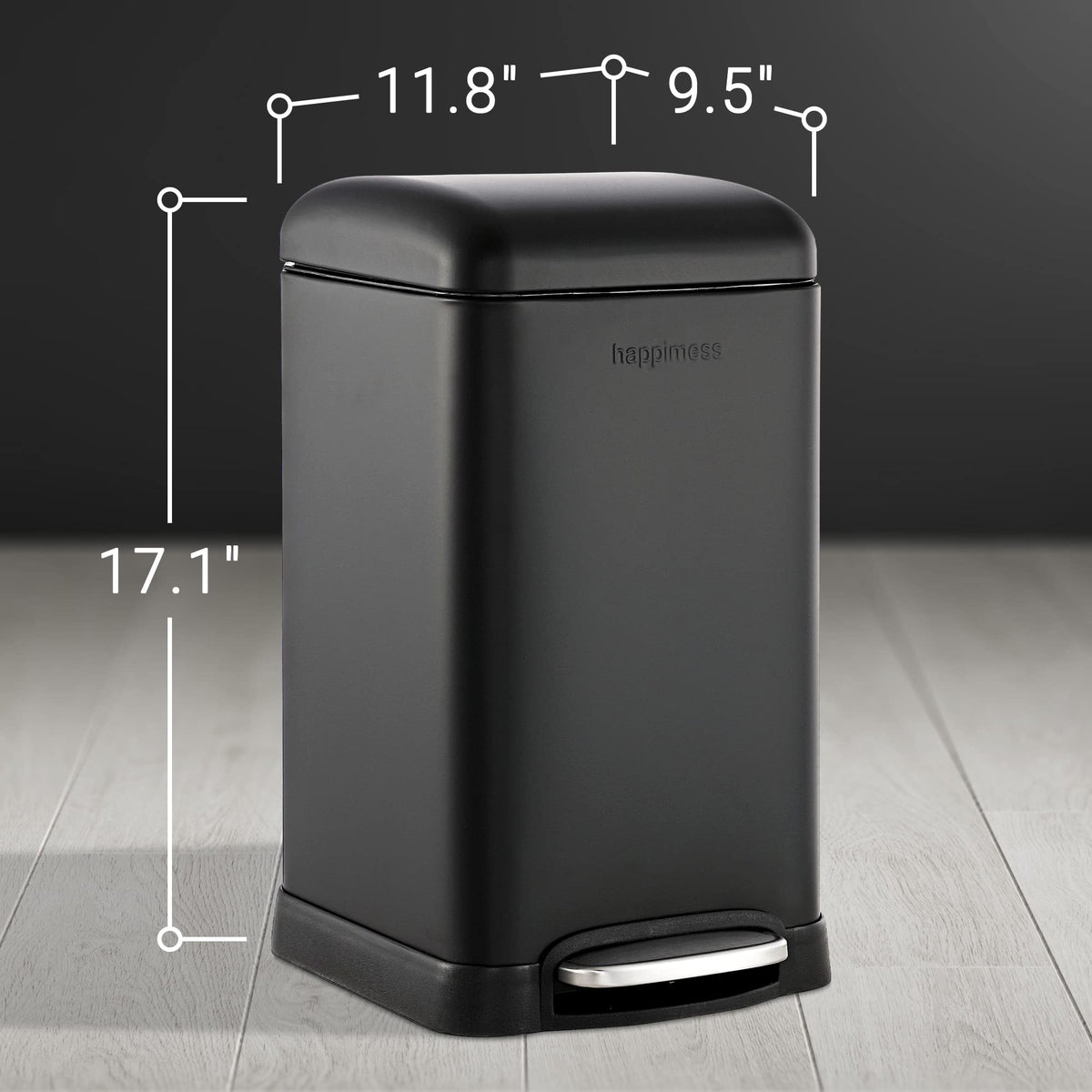 Betty Retro Mini 3.2 Gal Step Trash Can