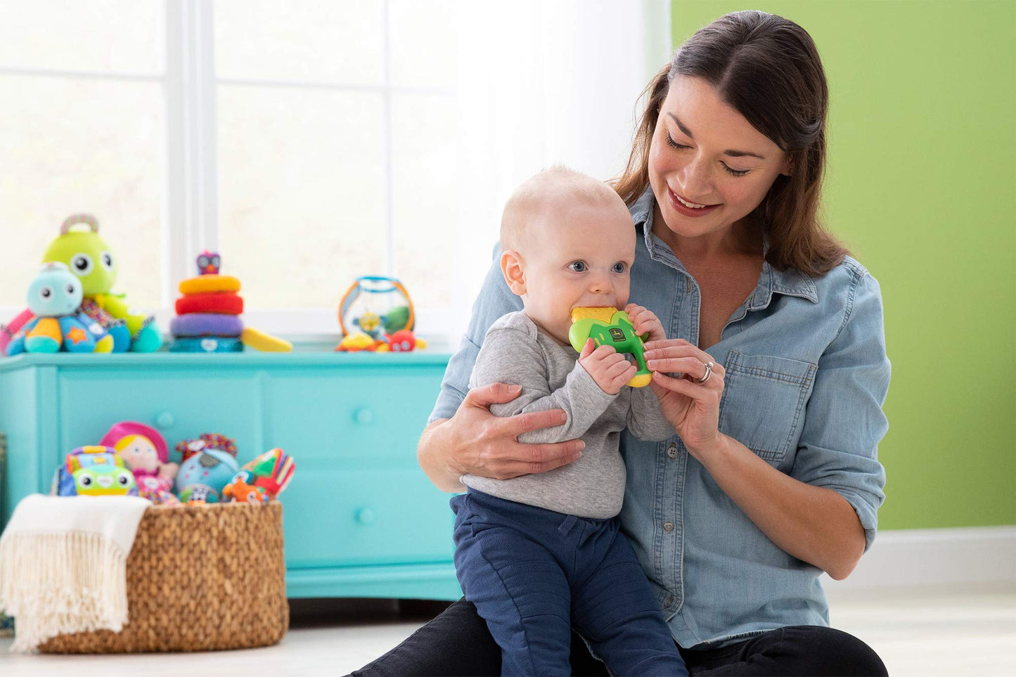 John Deere The First Years Massaging Corn Teether