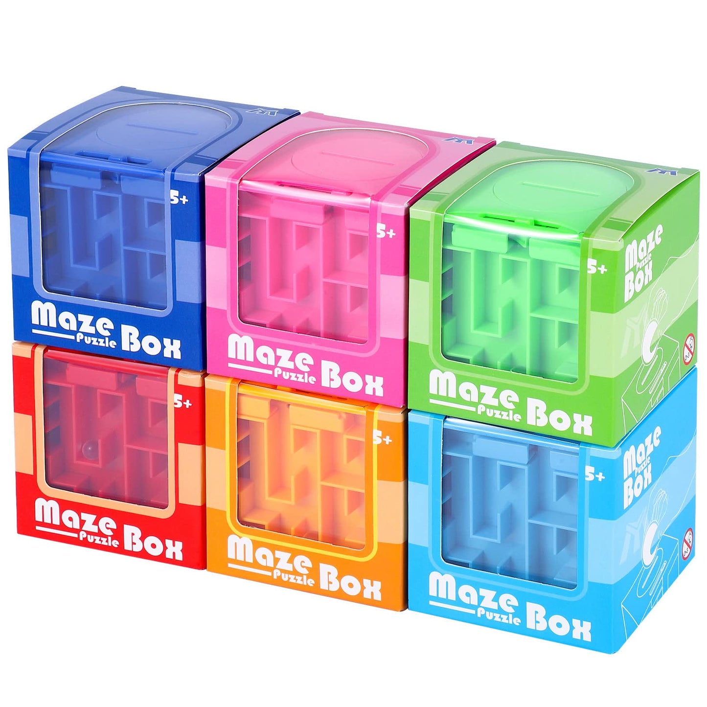 8PACK Money Maze Puzzle Box, Twister.CK Unique Money Gift Holder Box, Fun Maze Puzzle Games for Kids and Adult Birthday