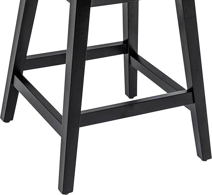 Bar Stool, PU Leather Barstool, 26 Inch Upholstered Counter Stools with 15.7" High Back and Footrest, Swivel Counter Height Barstools for Kitchen Island Home Bar Greige