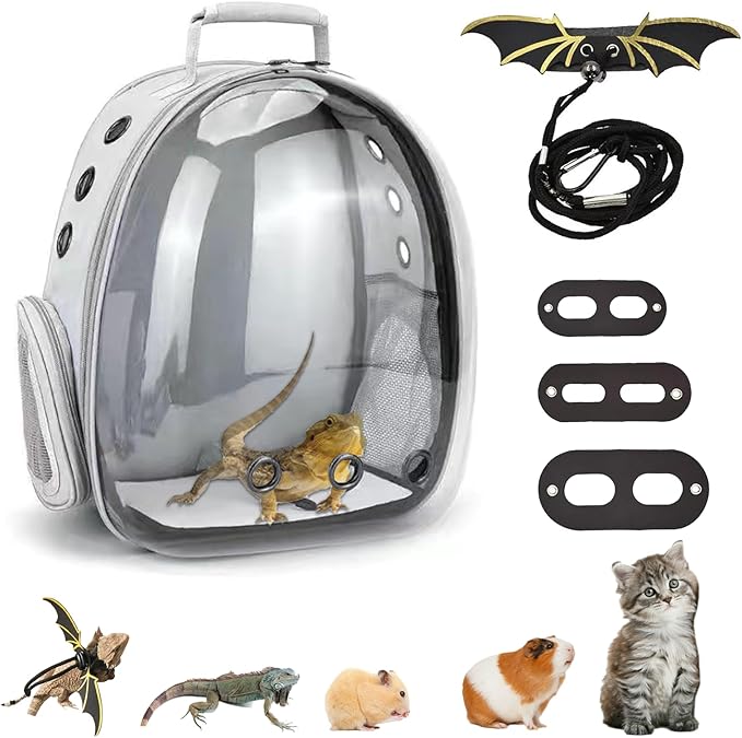 CUTENNIOU Rabbit Carrier Small Pet Carrier with Bunny Harness and Leash