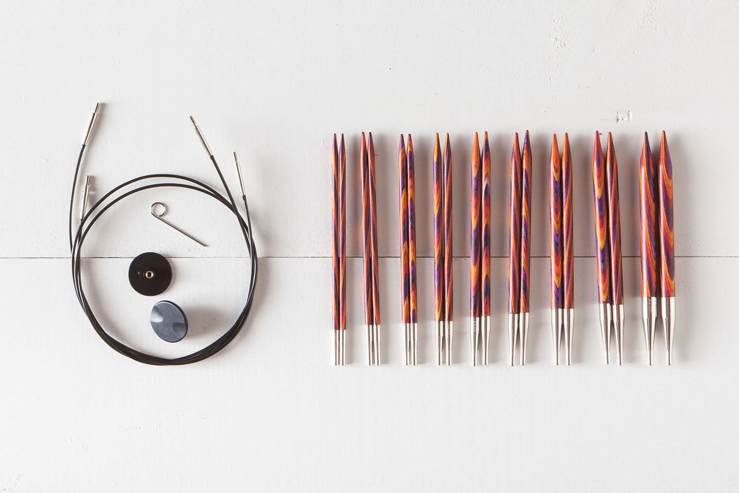 Knit Picks Interchangeable Knitting Needle Variety Pack - Sizes 4-11 and 13, 15, and 17 (Radiant)