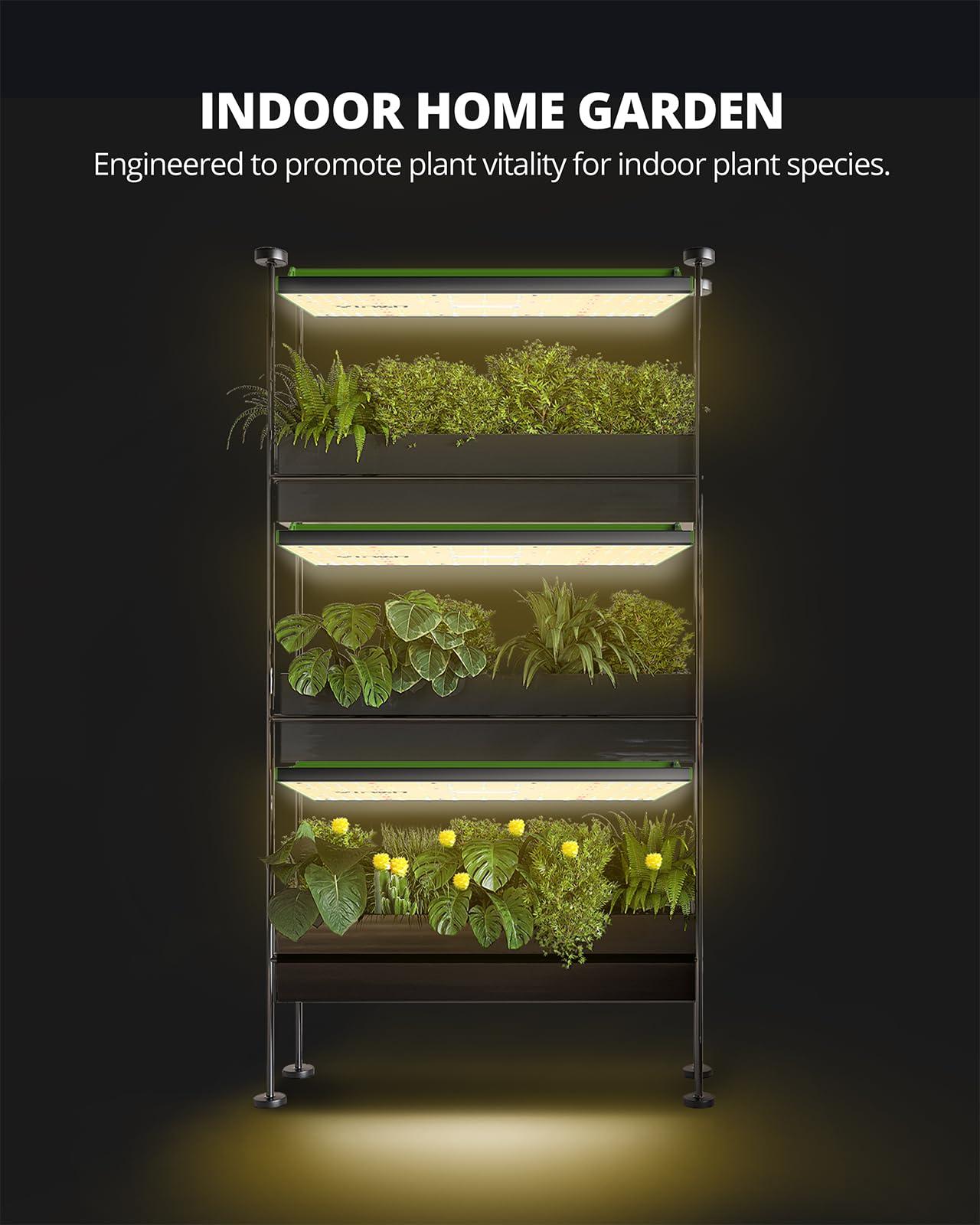 VIPARSPECTRA P700 Grow Light, 70 Watt Dimmable Full Spectrum Plant Light, LED Grow Lights for Indoor Plants Seed Starting Seedlings Vegetable,11000 Lumens Small Hanging Growing Lamp for 2x2 Grow Tent