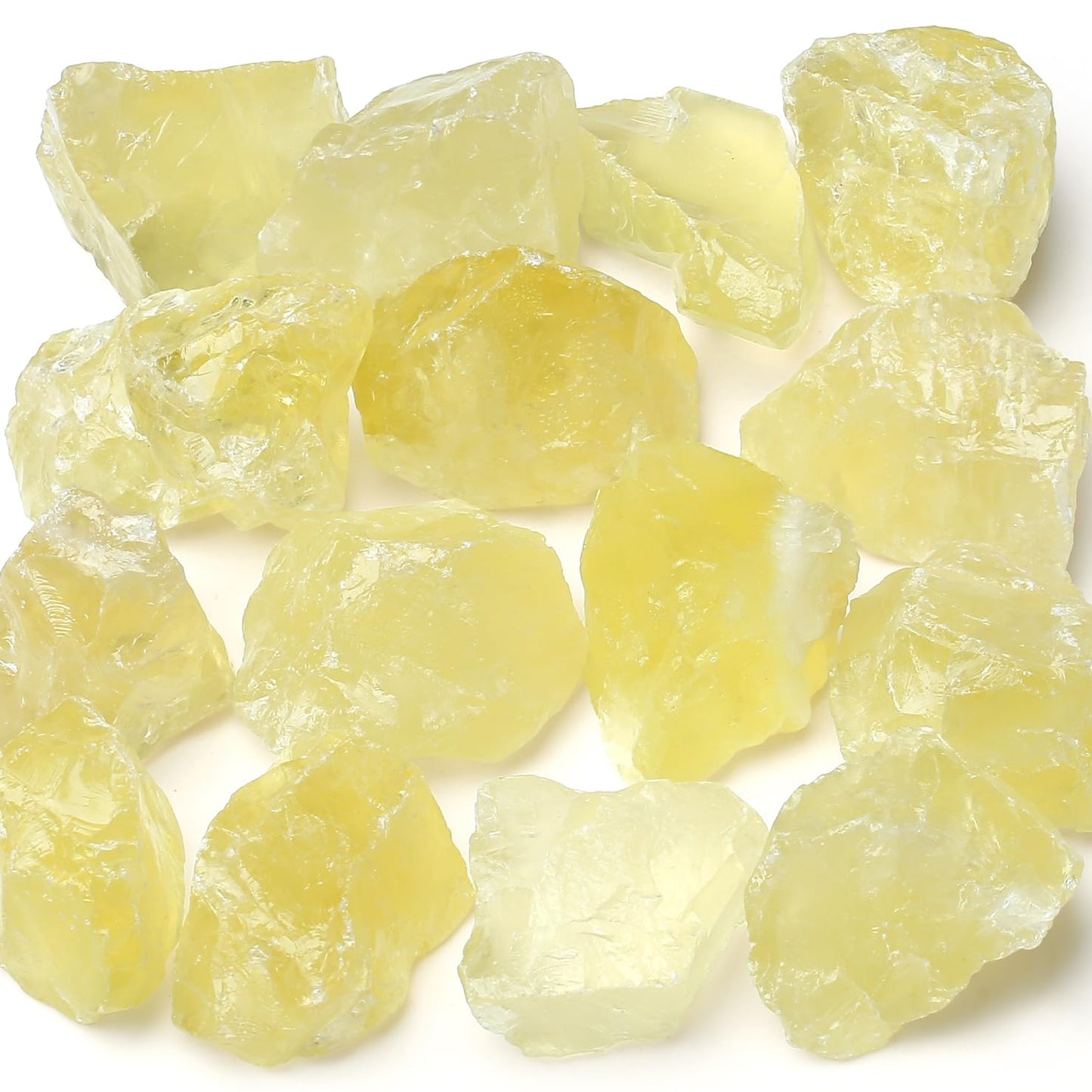MAIBAOTA Natural Citrine Crystals Bulk Raw Healing Crystal Stones 1" Raw Rough Gemstones Rocks for Tumbling Polishing Cutting Reiki Witch Quartz Crystals