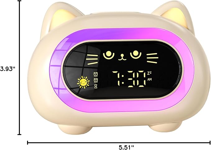 ANALOI Alarm Clock for Kids, Ok to Wake Clock for Kids Girls