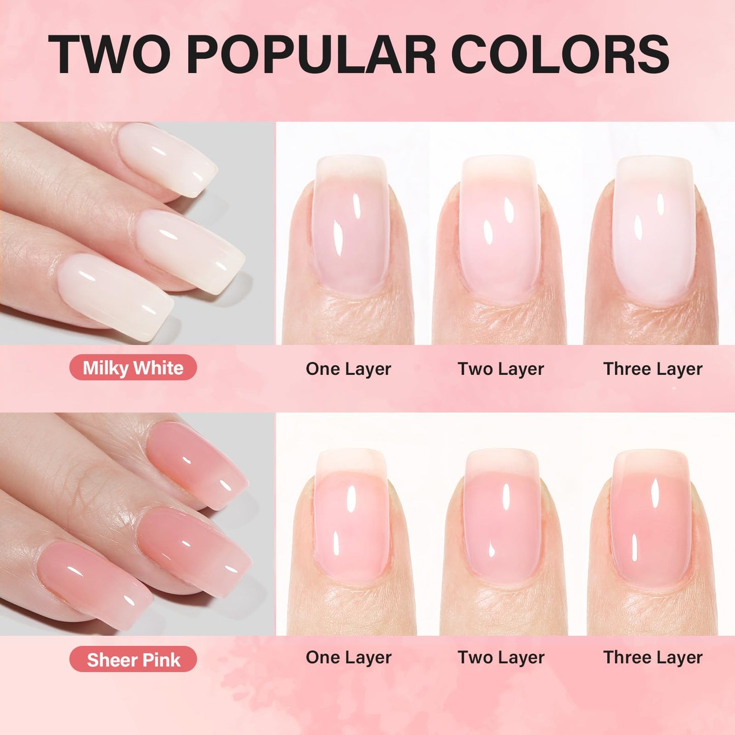 AILLSA Almond Nail Kit with U V Lamp 240pcs Short Gel Nail Tips and Glue Gel Kit with 2 in 1 Nail Glue Base Top Coat and Nail Dehydrator for Beginners DIY Home Salon