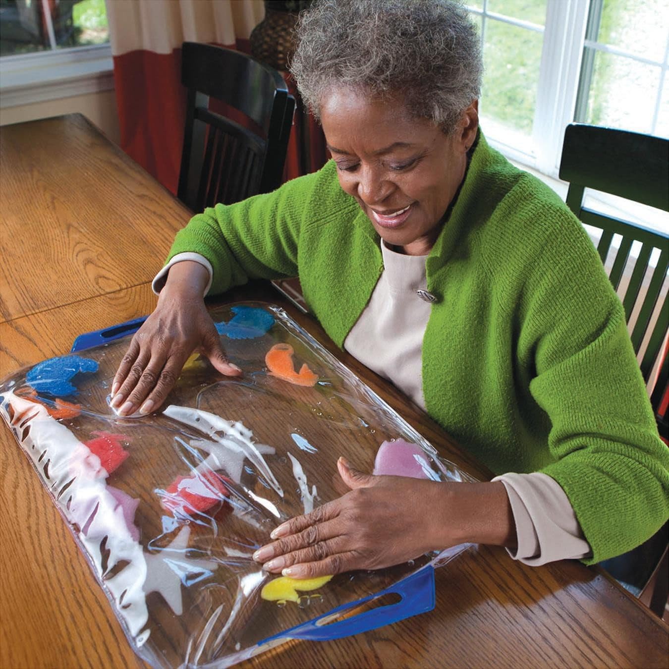 S&S Worldwide Soothing Pat Mat - 16" x 22" - Sensory Stimulation Aid for Relaxation and Relief