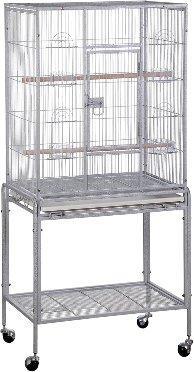 ZENY 53-Inch Parakeet Bird Cage, Wrought Iron Large Parrot Flight Birdcage