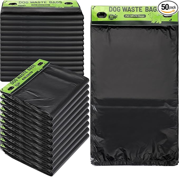 Ireer 5000 Pcs 5000 Pcs Dog Header Bags, Compatible with Stations, Green
