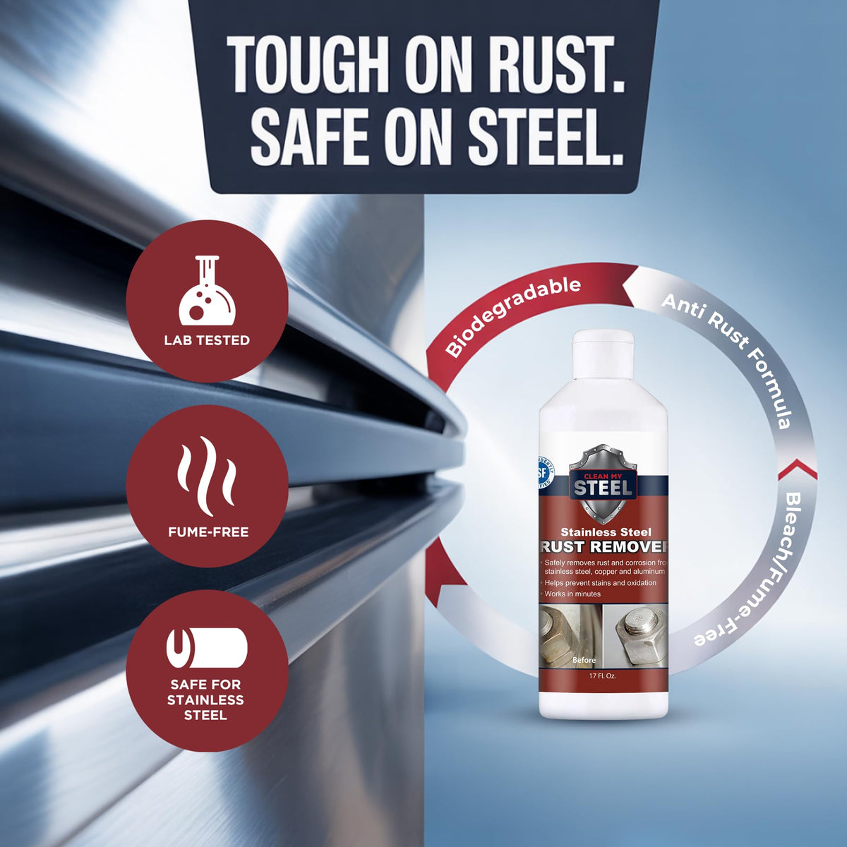 Stainless Steel Rust Remover (33.8 Fl Oz)