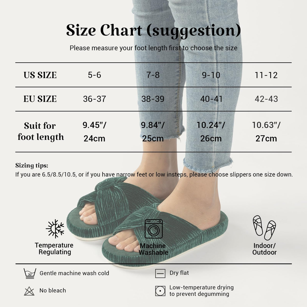 Slippers for Women Memory Foam House Bedroom Bow Crossbands Pearlescent Slipper Shoes Comfy Trendy Gift Slippers Green Size 5 6 5.5
