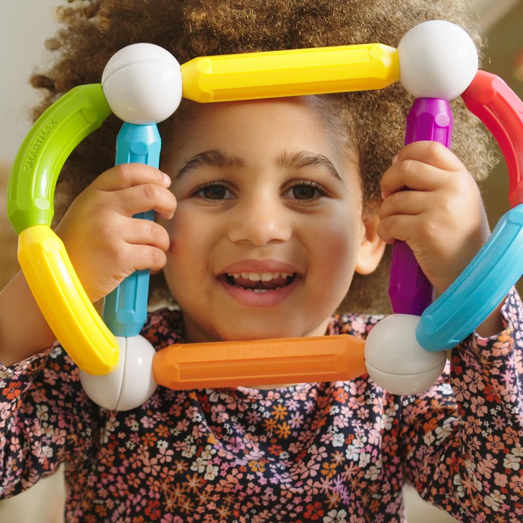 SmartMax Start Plus STEM Building Magnetic Discovery Set, Ages 1-6 (30 Pieces)