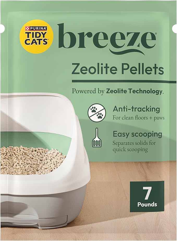 Purina Tidy Cats Litter Pellets, Breeze Refill Litter Pellets in Recyclable Box - (6) 3.5 lb. Bags