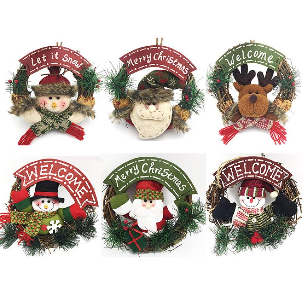Natural Grapevine Wreath Ring - DIY Craft Vines Base Roll for Rustic Summer Fall Christmas Wreath Door Garland Home Wedding Party Decor Gift Hanging Decor Supplies, 12inch