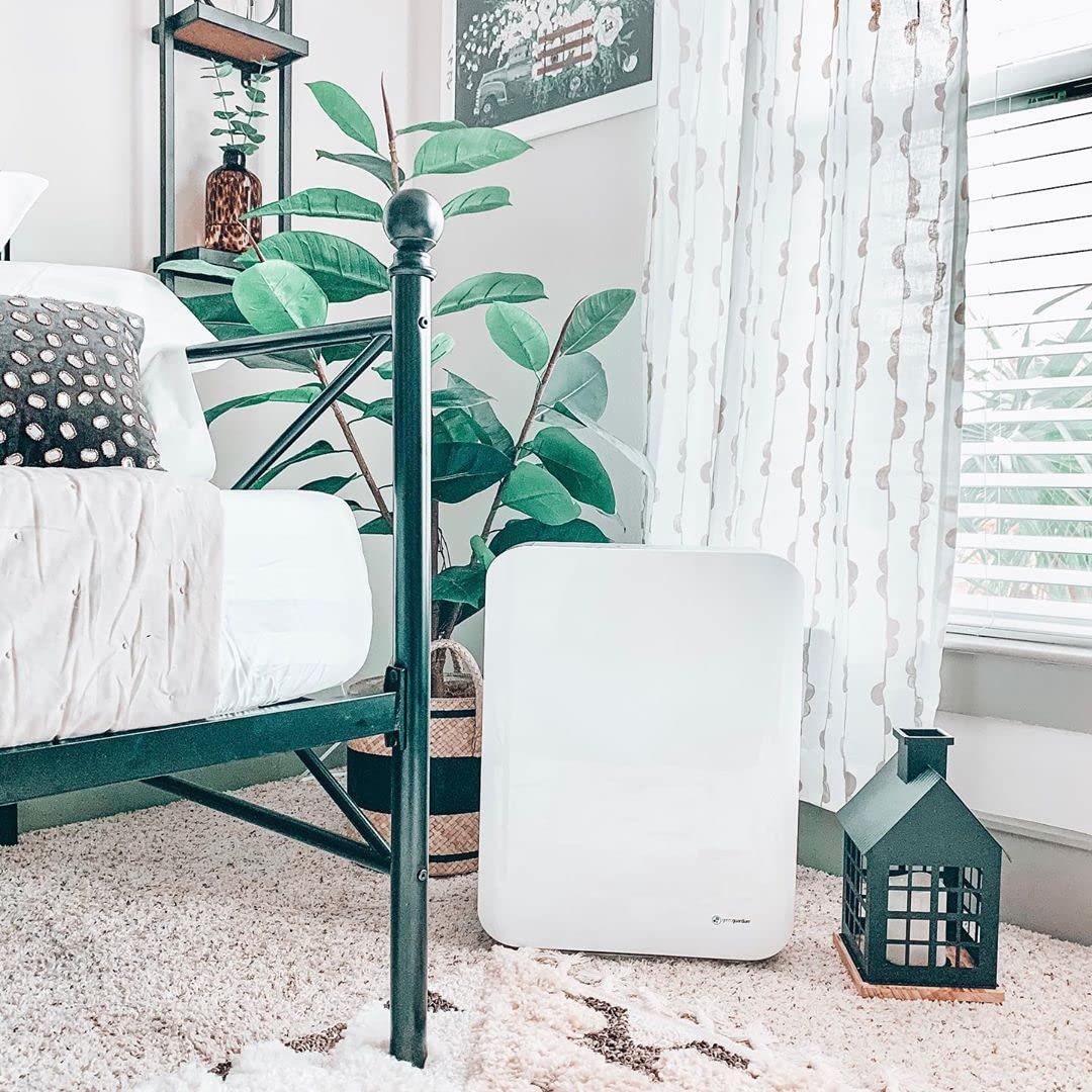 GermGuardian HEPA Air Purifier for Home, Large Rooms up to 1760 Sq. Ft. with HEPA Air Filter & UV-C Light, Zero Ozone Verified, AC5900WCA, White