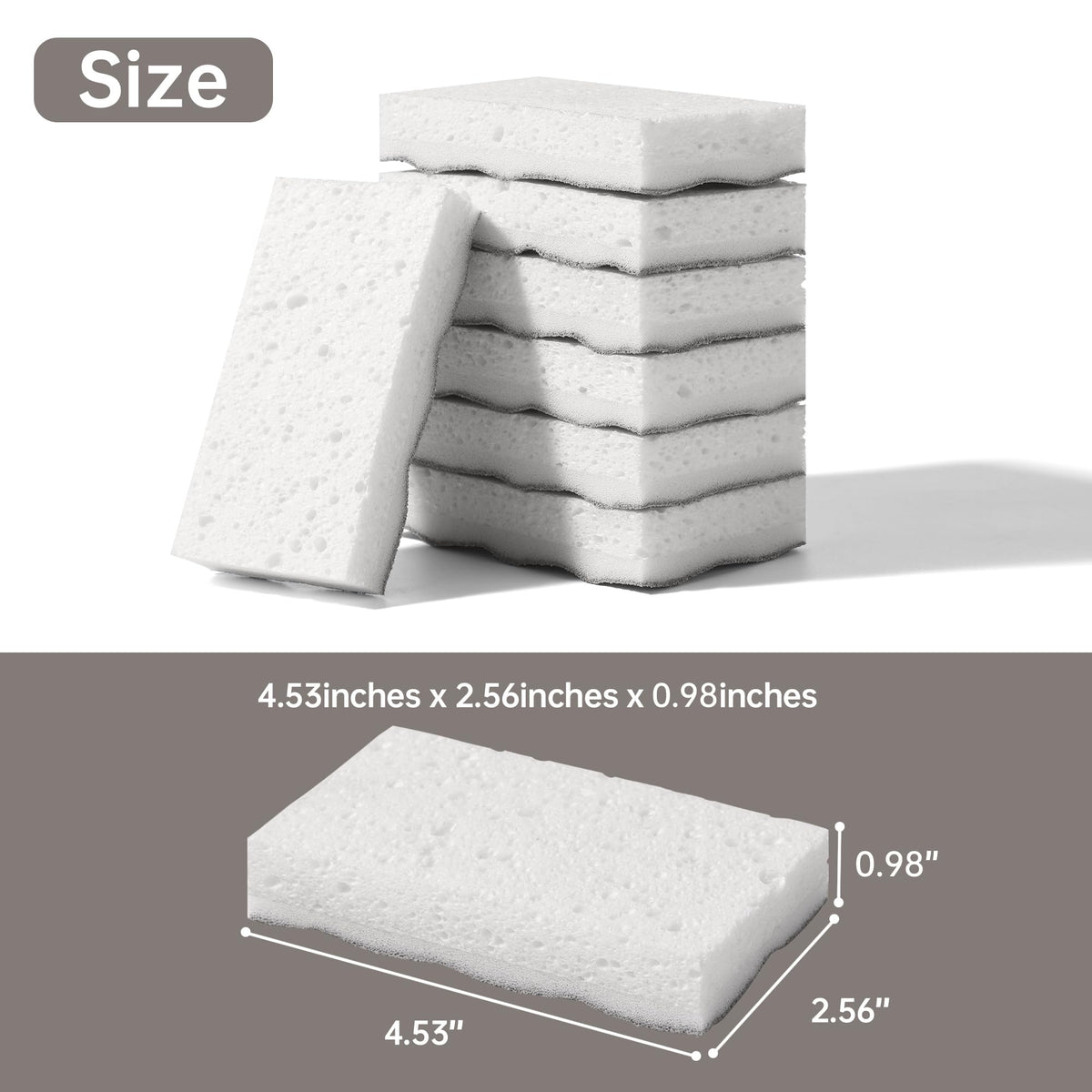 Textured Clean Sponges (12 Count)