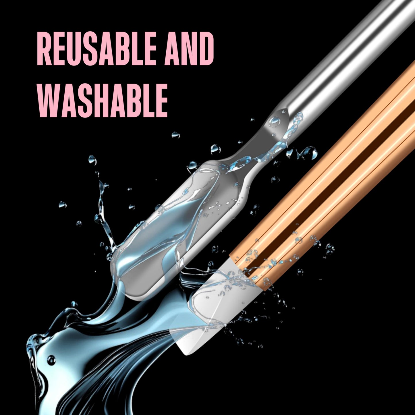 NOVO OVO 2 PCS Double End Multiple Use Nail Pen Brush Kit for Poly Gel Nail Dual Forms, Anti-stick PolyGel & Builder Manicure Pedicure Extension, For Hand and Toe Nails Tool Salon DIY Home