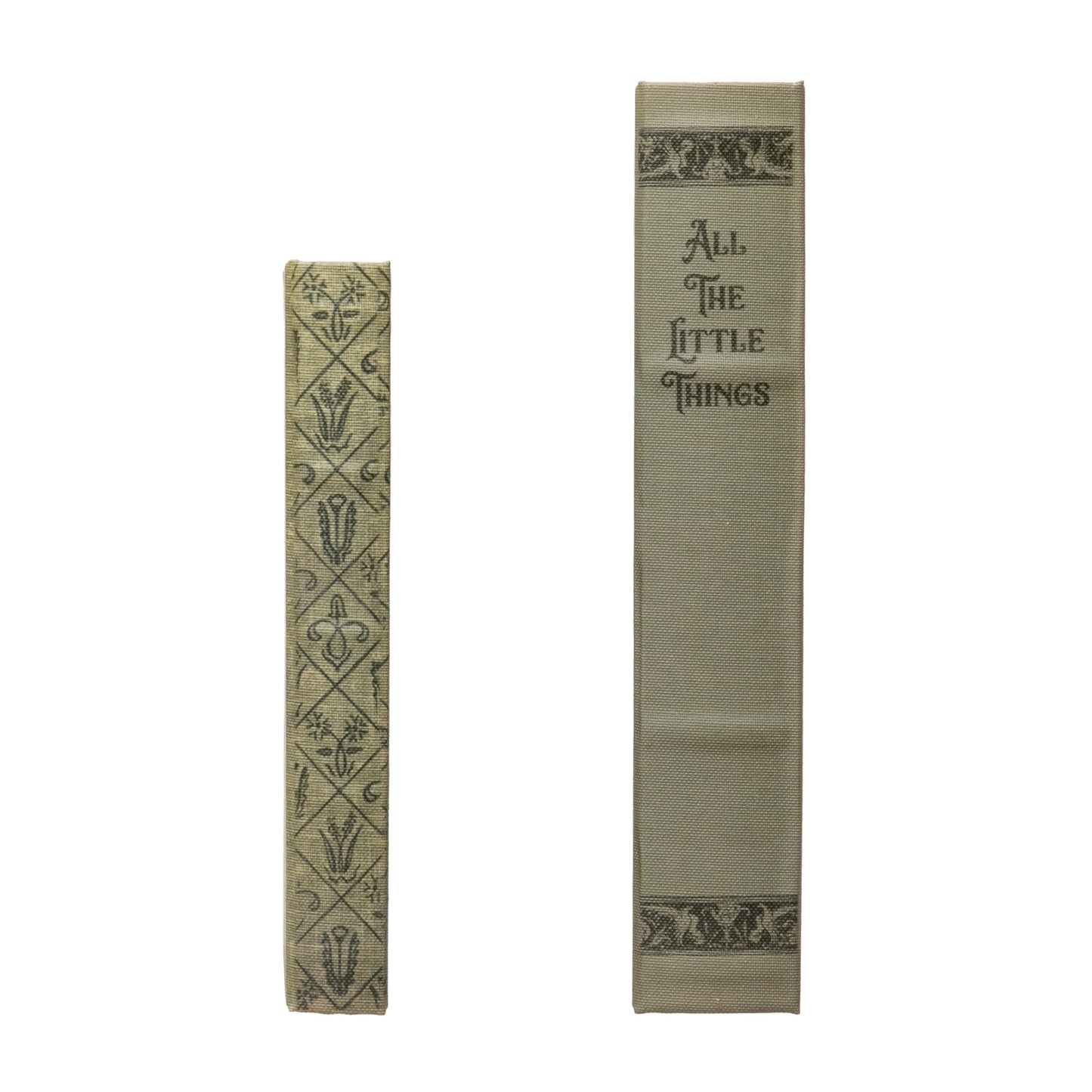 MDF & Canvas Book Storage Boxes, Set of 2 All The Little Things