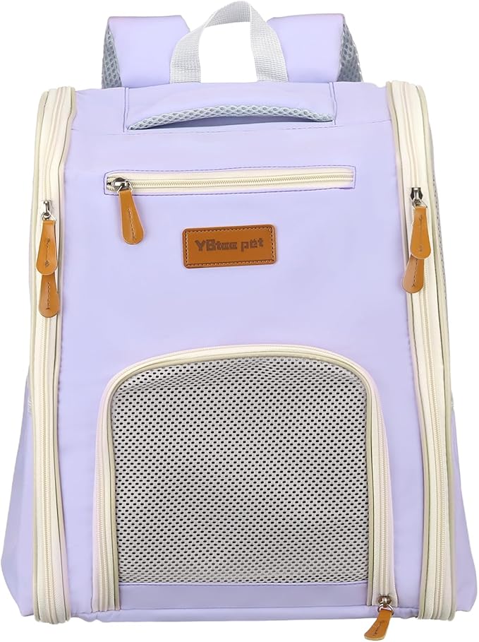 PETAXCELL Pet Backpack Carrier Pink 12.6" Dogs Cats Travel Bag