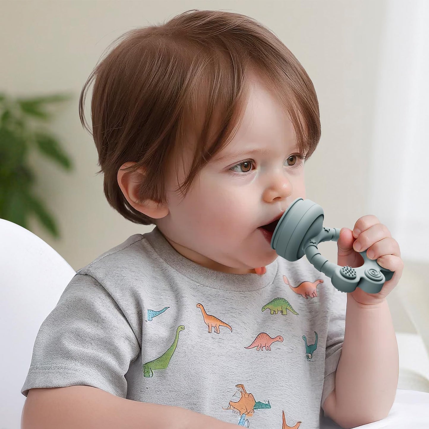 2 Pack Baby Fruit Food Feeder + Breastmilk Popsicle Molds,Baby Teethers,BPA Free,3 Sizes,2mm Fine Holes to Prevent Choking,Perfect for Teething Relief & Infant Solid Food Introduction,3 M+(Ether/Sage)