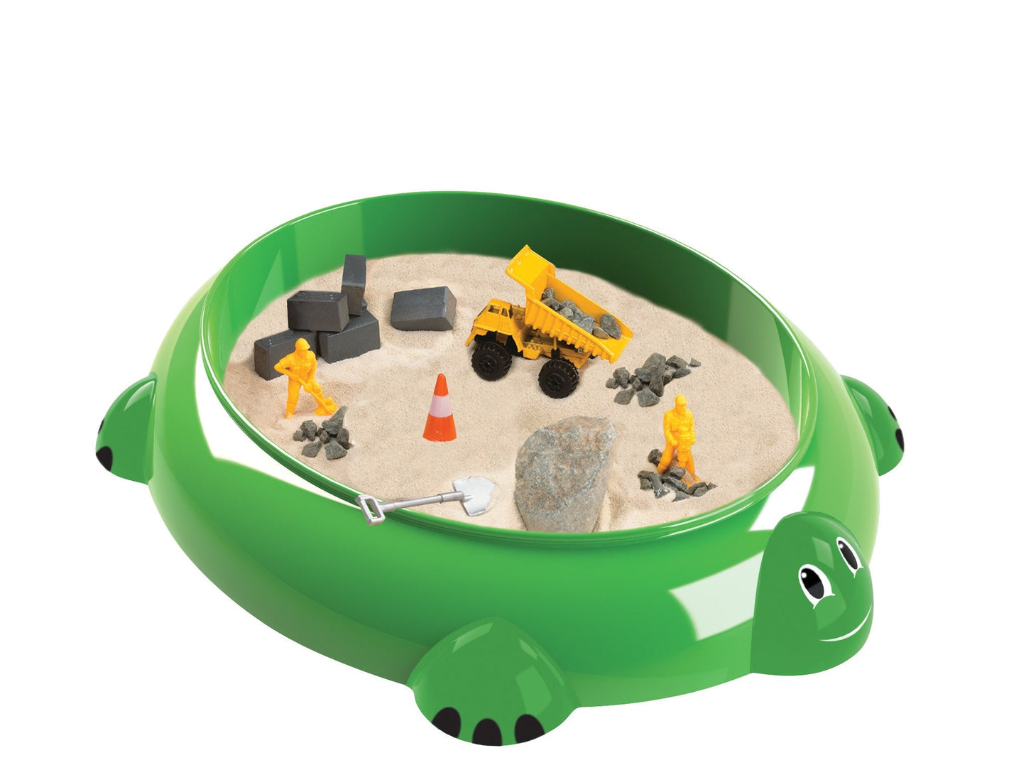 Desktop Sandbox Critter - Sea Turtle Play Set (10.5 x 8.5 Inch Zen Box for Desks)