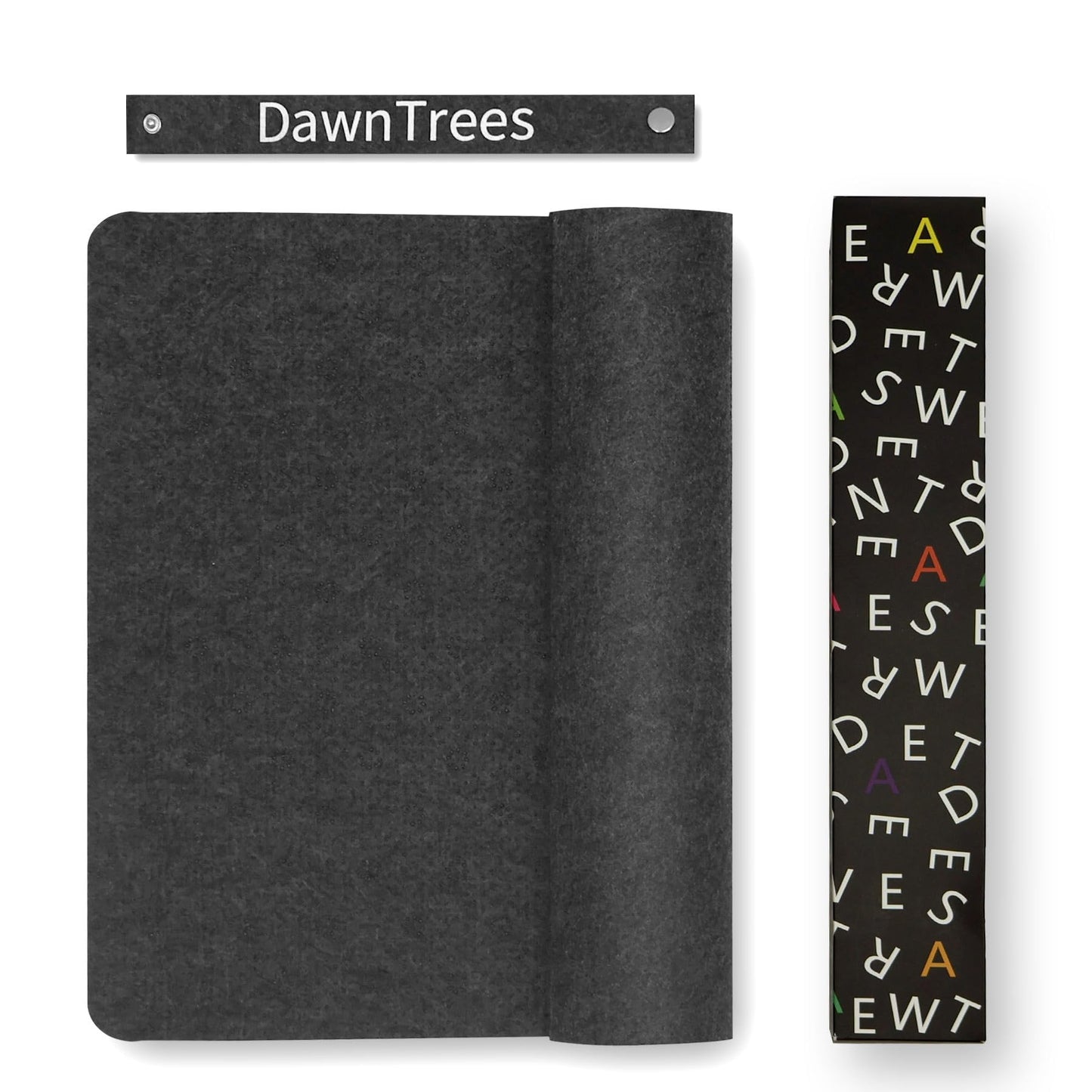 Large Felt Desk Mat,47.2"x 23.6",Non-Slip Desk Pad for Office and Home,120x60cm Full Table Mouse Pad,Keyboard Mats for Desk,Desktop Protection(Dark Gray)