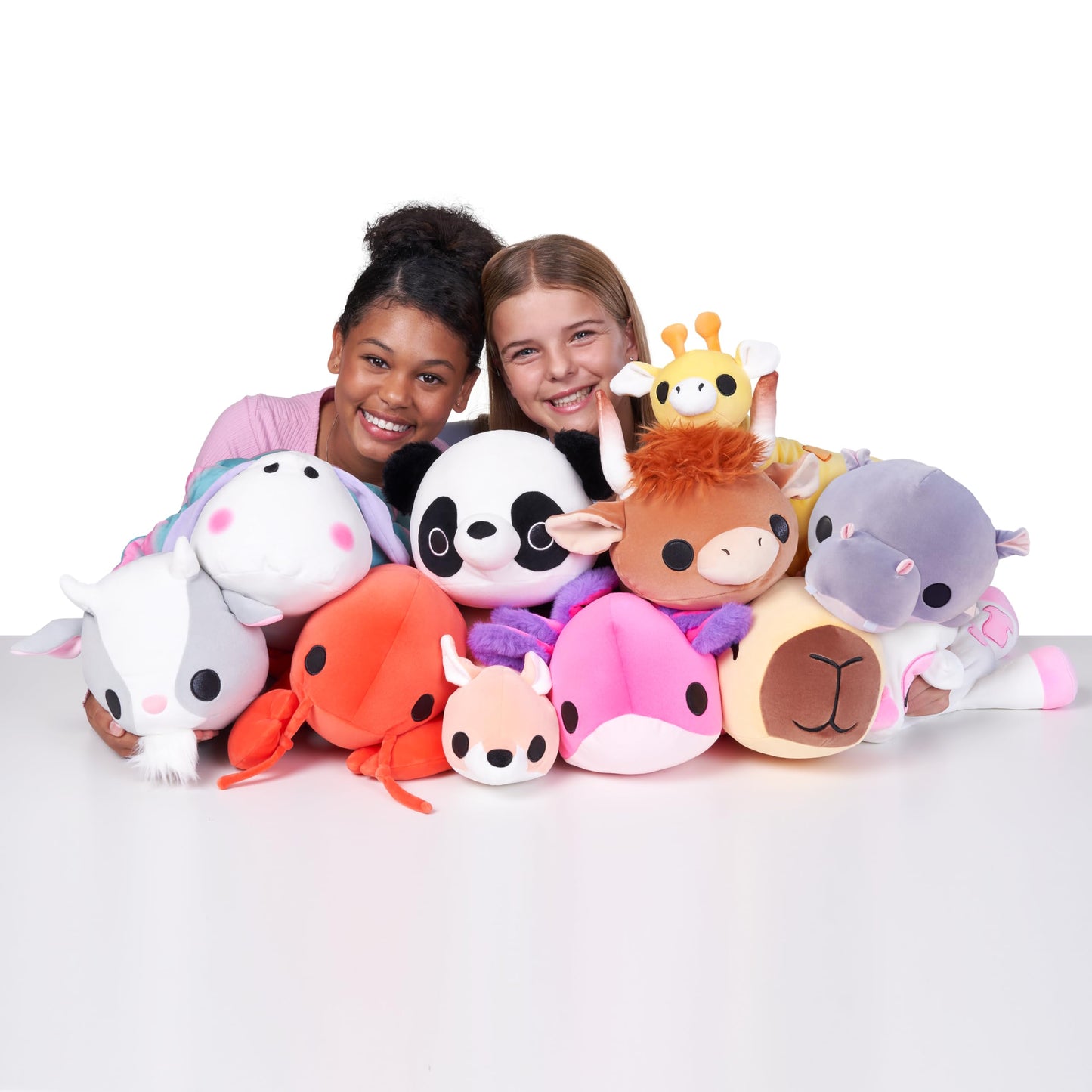 Hug-A-Lumps Cow Clover by ZURU, Medium, 3.3 lbs, Cuddly Squishy Weighted Plush, Sleeping Pillow Plush, Stuffed Animal (Cow)