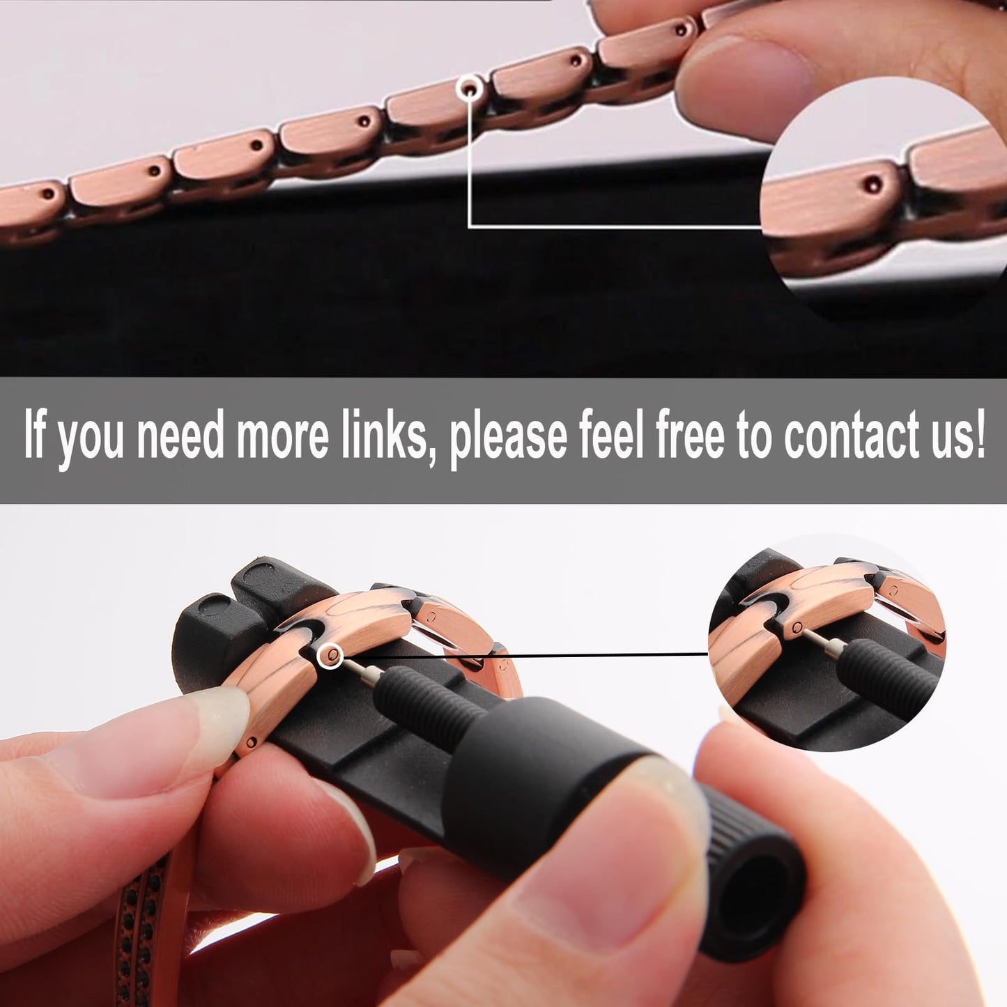 Fashtour Magnetic Bracelet and Ring Set for Men, 99.99% Pure Copper Jewelry, Adjustable Cross & Celtic Knot Design, Gift for Dad (Copper & Christian Cross Design)