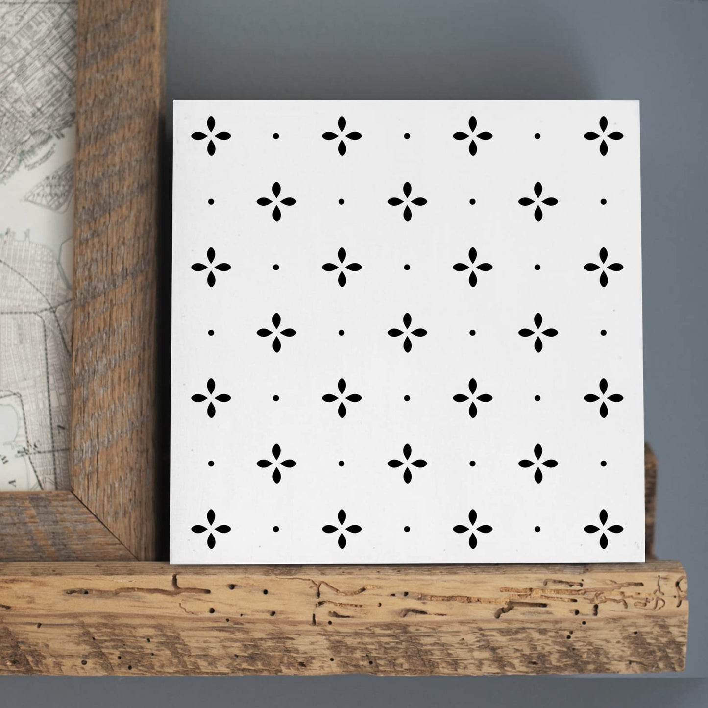 Petite Allover Pattern Stencil (10 mil Plastic) | Decor Stencils for Painting on Wood, Wall, Tile, Canvas, Paper, Fabric, Furniture and Floor | Reusable Stencil | FS118 by Designer Stencils