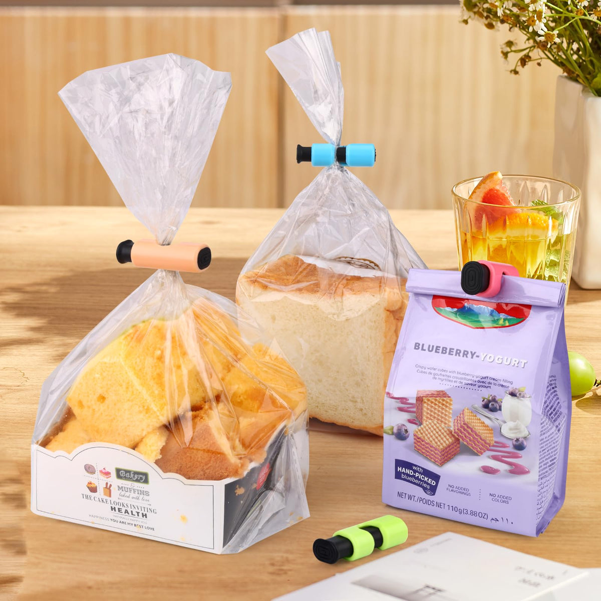 AmoreAngel Crafts 8 Pack Bread Bag Clips (8 Count)