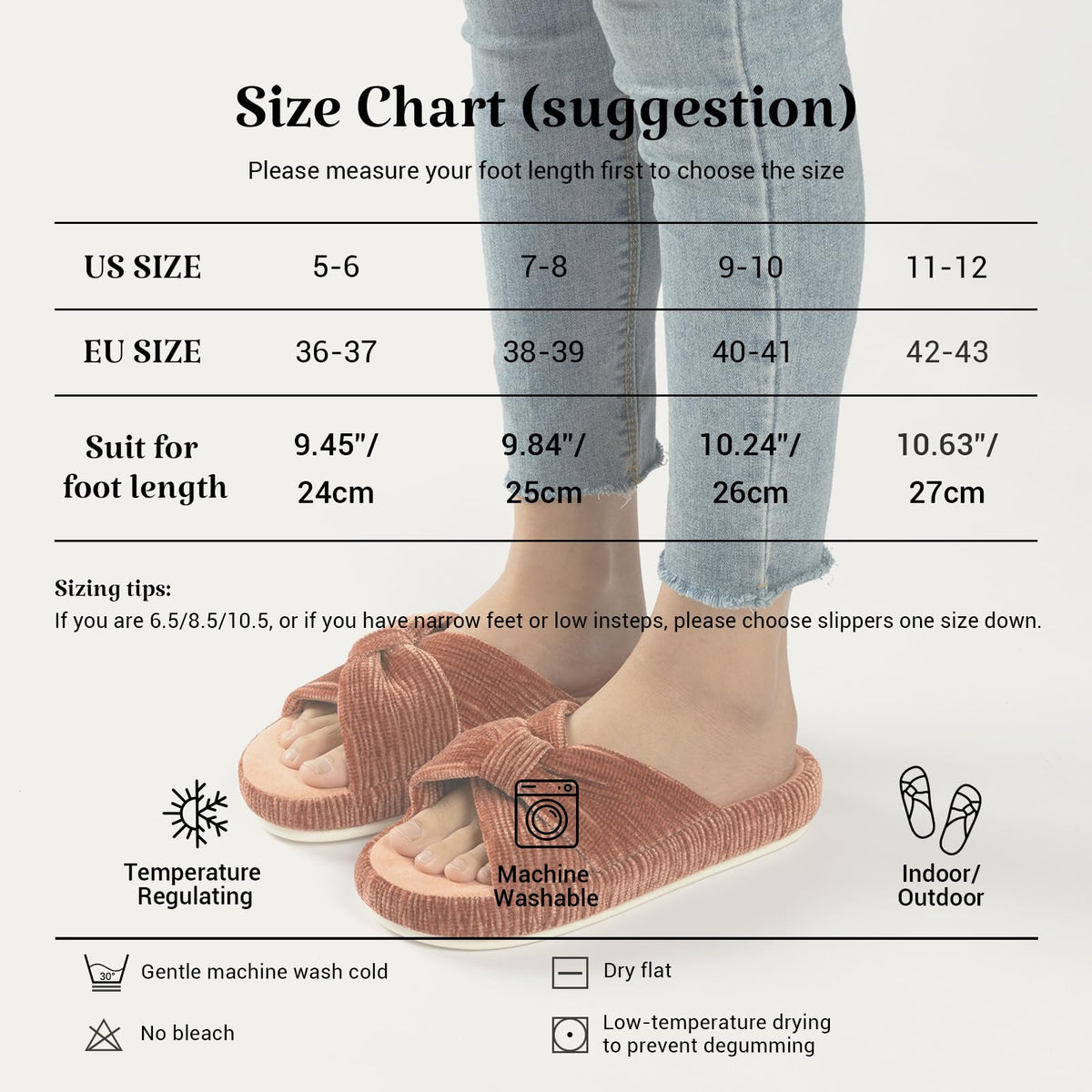 Slippers for Women Memory Foam House Bedroom Bow Crossbands Pearlescent Slipper Shoes Comfy Trendy Gift Slippers Orange Size 5 6 5.5