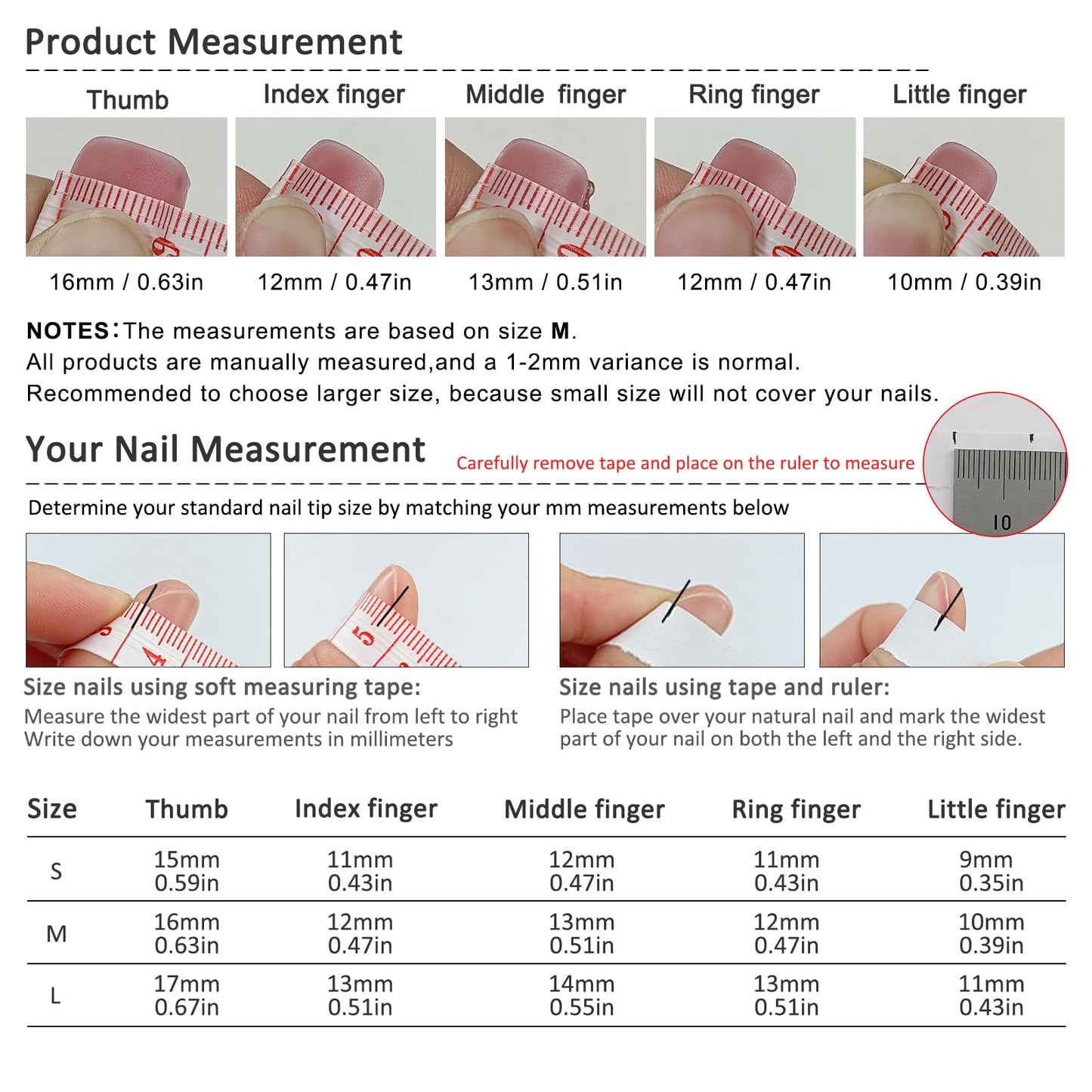 TENPAL Duckbill Press on Nails - White Pink 3D Floral French Tip Fake Nails with Rhinestones | Icy Glossy False Nails with Tools| Handmade Soft Gel Y2K Duck Nails(S)