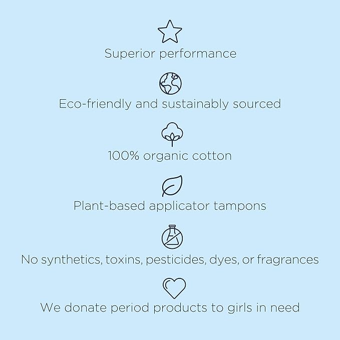 TOP: Certified Organic 100% Cotton Ultra Thin Panty Liners | Non-Toxic, Biodegradable, Plant Based, Made in Europe, (Mom Created, Comfortable, Discreet, Fragrance & Dye Free, Women & Teens), 24 Count