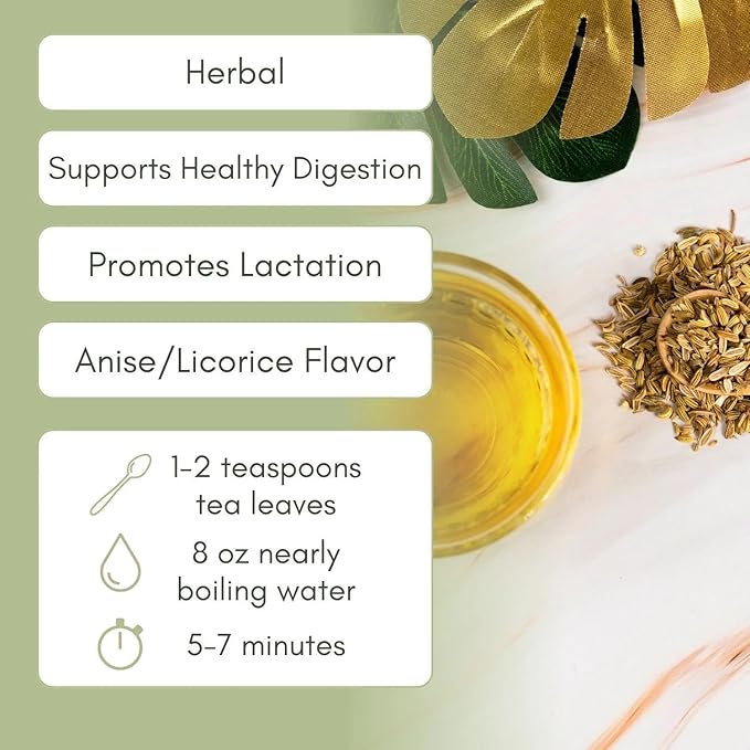 Organic Fennel - 2 oz Bag (approx. 30 servings) | Full Leaf Tea Company