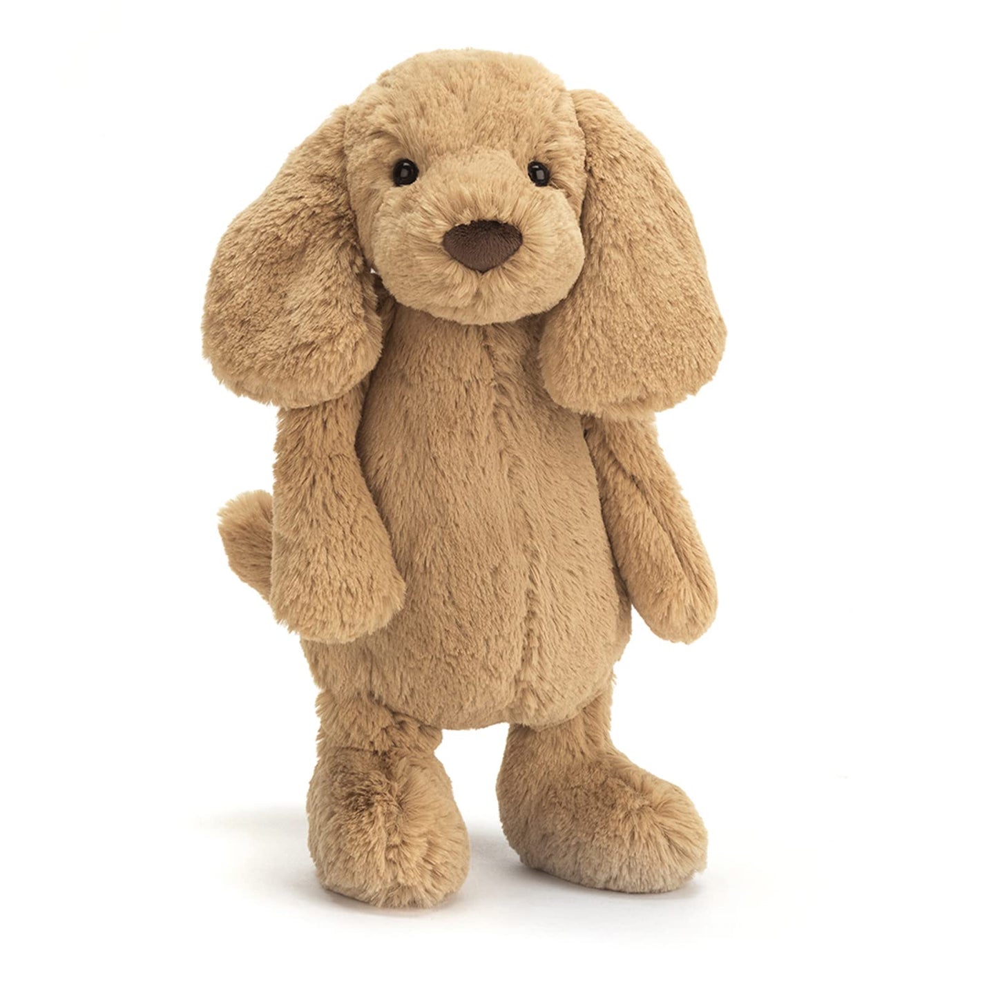 Jellycat Bashful Toffee Puppy Stuffed Animal, Medium 12 inches - Dogs and Puppies Plush Toy - Classic Children's Gift