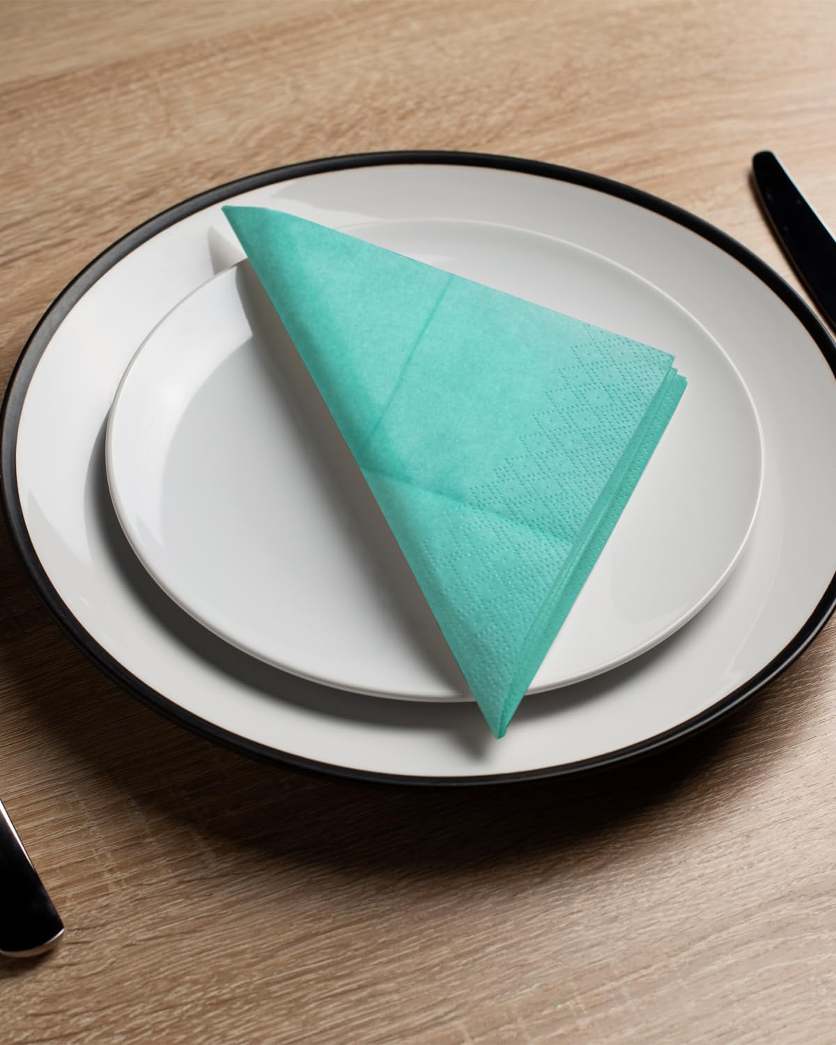 240 Count Dinner disposable Napkins Paper Blue series 6 colorsNapkin for Cocktail Birthday, Wedding, Party, Lunch, Dessert Napkins(5 * 5inch)