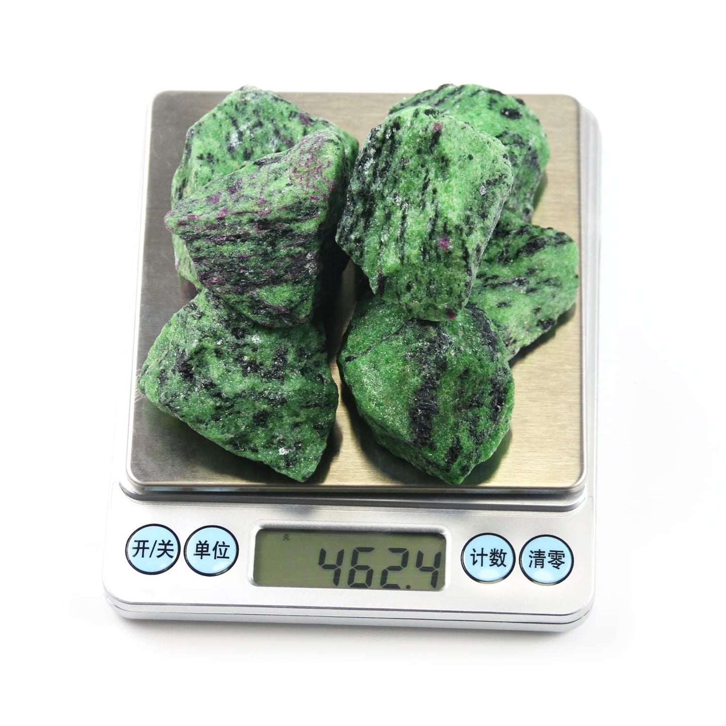 Nvzi Raw Ruby Zoisite, Crystals and Healing Stones, Bulk Crystals, Rocks for Tumbling, Raw Crystals Bulk, Amathesis Crystal, Calcite Crystal for Decoration, Wicca, Reiki,Chakra and Energy(1LB)