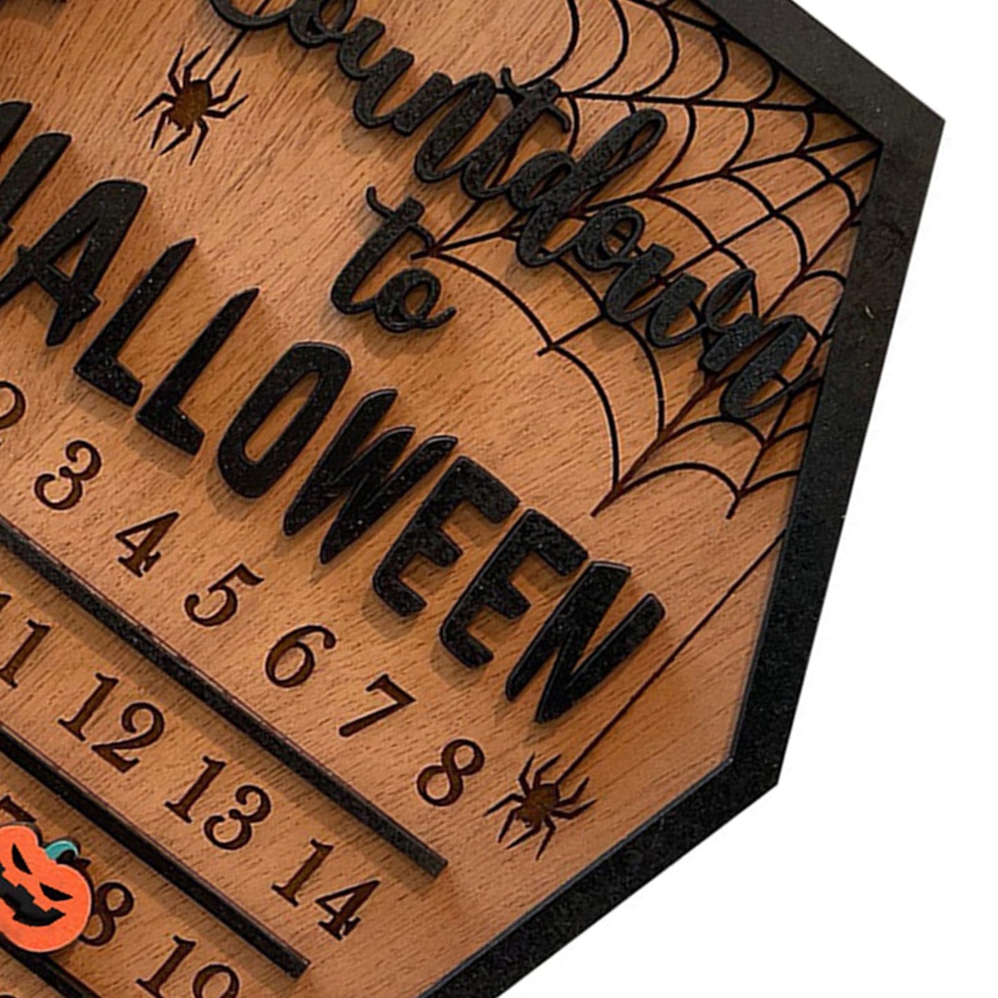 Countdown to Halloween Calendar, Advent Calendar 2025, Happy Christmas Countdown Calendar, Halloween Decoration Table Wall Ornament
