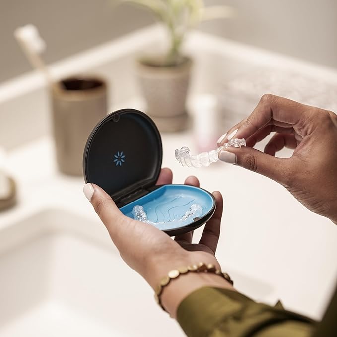 Invisalign Aligner and Retainer Case, Pink Cosmo Retainer Holder…