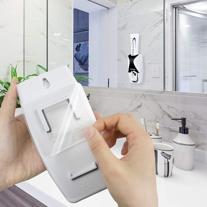 WAYCOM Dust-Proof Toothpaste Dispenser Toothpaste Squeezer Kit (Blue) …