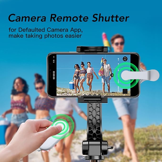 Remote Control Page Turner for Kindle Paperwhite Oasis Kobo eReaders,Kindle Clicker Page Turner Accessories for iPhone,iPad, Android Tablets Reading Novels,Video Record&Shutter Selfie (Light White)