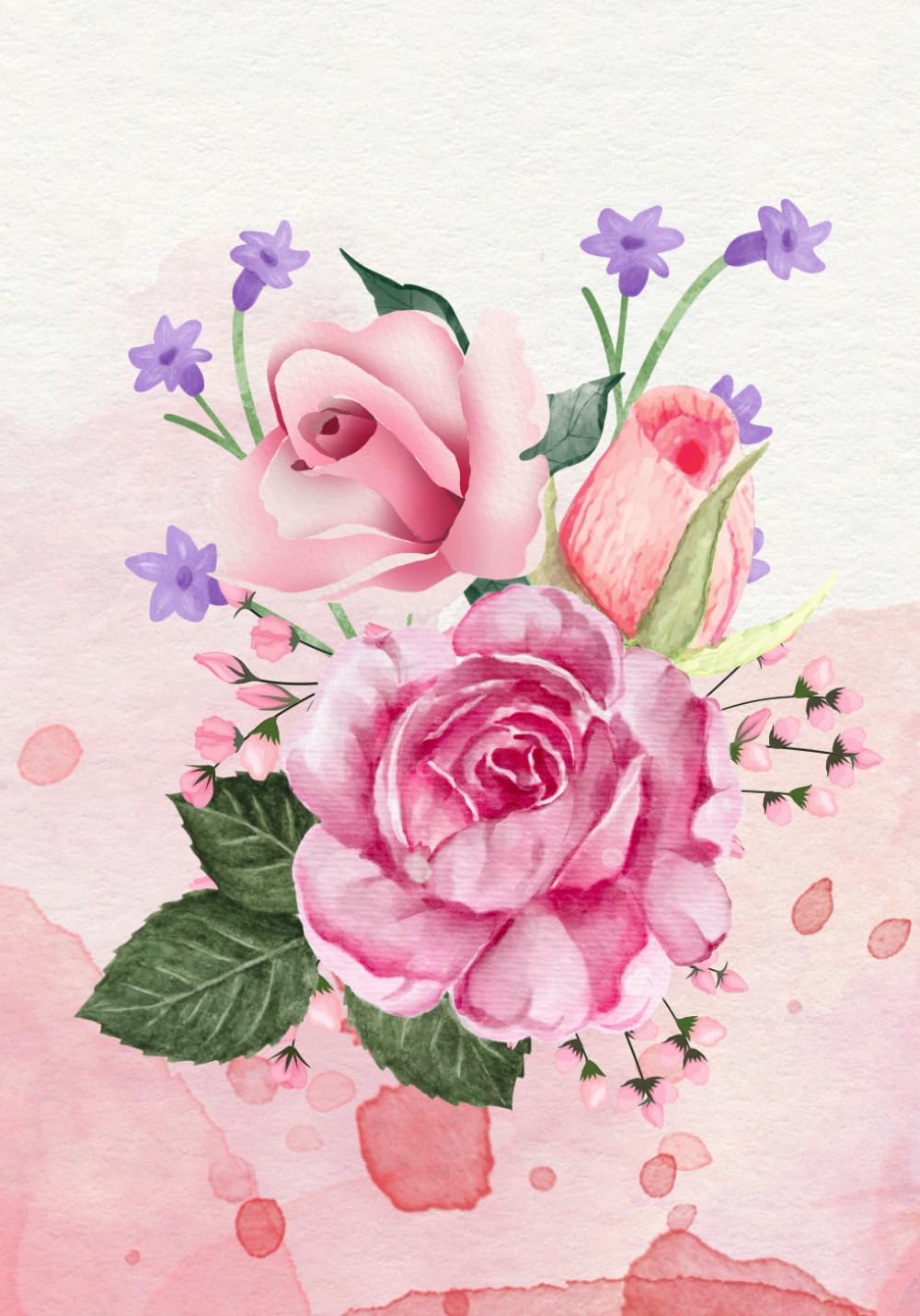Password Tracker For Seniors (Pink Rose): Personal Internet Address and Password Logbook/Large Print/Alphabetical Oder