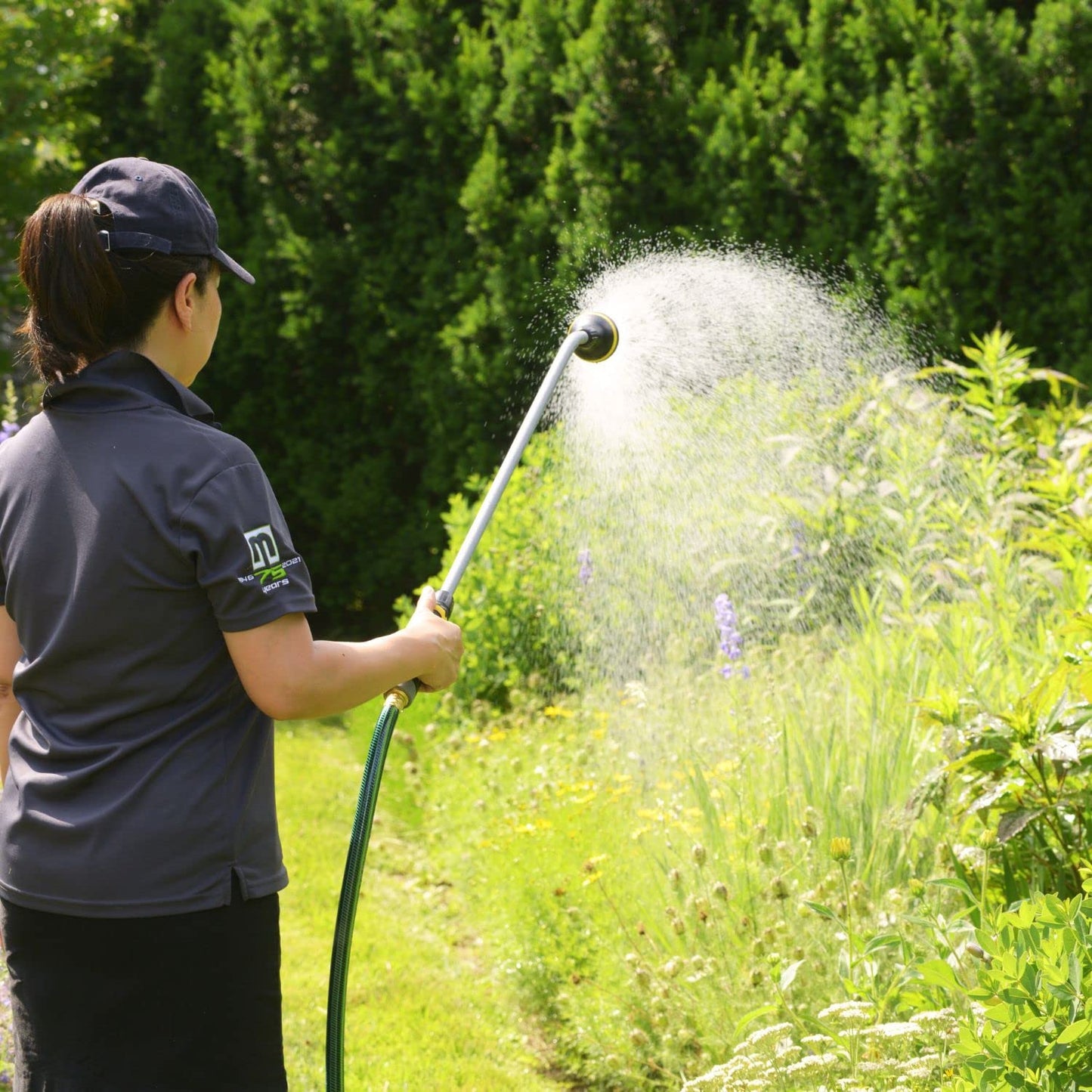 Melnor 65146AMZ RelaxGrip 33" Shower Head Watering Wand with QuickConnects
