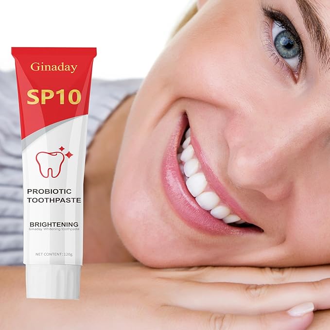 2 Pcs SP10 Probiotic Whitening Toothpaste, Deep Cleaning Care Remove Yellow Tooth Stains, with Probiotic Oral Health Management, Fresh Breath.